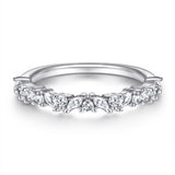 S925 Silver Diamond Flower Ring – Holiday Gift Ideas — 5