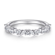 S925 Silver Diamond Flower Ring – Holiday Gift Ideas — 5