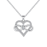 8-word Infinite Symbol Heart Pendant Necklace – Jewelry Gift Ideas — 6