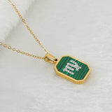 Titanium Steel Fashion Malachite Twelve – Jewelry Gift Ideas — 14