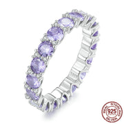 Geometric Sterling Silver S925 Refined Zircon Ring – Meaningful Gifts — 4