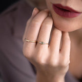 Keisha Diamond Pearl Ring – Stylish Gifts — 3