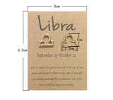 Twelve Constellation Card Fashion Stud Earrings – Stylish Gifts — 3