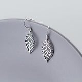 S925 silver Thai silver leaf earrings – Small Gift Ideas — 2