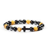 Colorful Tigereye Cross Agate Bracelet – Jewelry Gift Ideas — 3