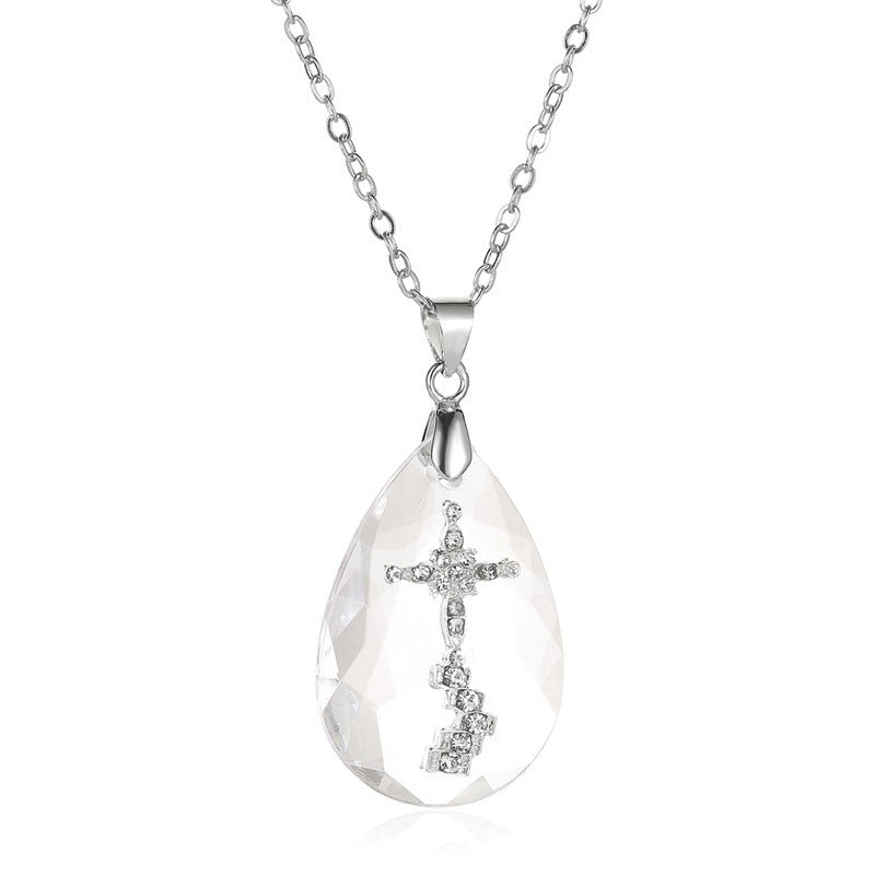Simple Temperament Wild Drop Pendant Necklace – Jewelry Gift Ideas — 1
