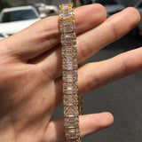 Ladder zircon hip hop bracelet – Jewelry Gift Ideas — 9