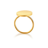 Stainless steel round ladies ring – Everyday Gifts — 2