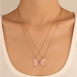 2pcs Oil Drip Butterfly Necklace Ins Creative – Jewelry Gift Ideas — 9