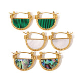 Niche Retro Natural Magic Color Pendant Earrings – Jewelry Gift Ideas — 9