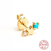 Twelve Constellations Creative Personality Earrings – Practical Gifts — 8