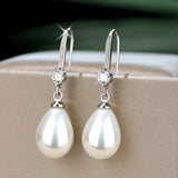 Women's Elegant Drop-shaped Imitation Pearl Long – Gifts for Her — 2