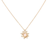 Creative Sun Flower Opal Choker Necklace Female – Jewelry Gift Ideas — 4