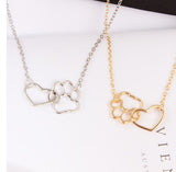 European and American hollow love dog claw necklace – Stylish Gifts — 2