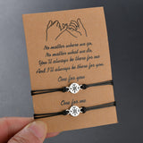 Card Bracelet Retro Alloy Compass Handmade Wax – Jewelry Gift Ideas — 1