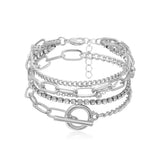 Retro Geometric Multilayer Combination Bracelet – Jewelry Gift Ideas — 5