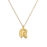 Copper Plated Gold 26 English Letters Pendant – Jewelry Gift Ideas — 8