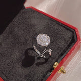 Simple Fashion Personality Trendy Zircon Double Layer – Stylish Gifts — 2
