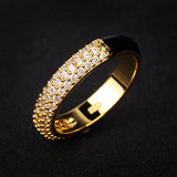 Simple Gold Plated Oil Drip Ring – Small Gift Ideas — 12