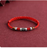 Pure Silver Twelve Zodiac Red Rope Bracelet – Jewelry Gift Ideas — 6
