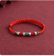 Pure Silver Twelve Zodiac Red Rope Bracelet – Jewelry Gift Ideas — 6