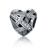 Heart-shaped Combination Silver Beads – Everyday Gifts — 2