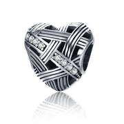 Heart-shaped Combination Silver Beads – Everyday Gifts — 2