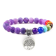 Creative 8mm Beads Tree Of Life Pendant Bracelet – Jewelry Gift Ideas — 20
