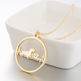 Round Animal Heartbeat Necklace – Jewelry Gift Ideas — 15