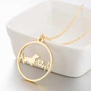 Round Animal Heartbeat Necklace – Jewelry Gift Ideas — 15