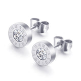 Roman Numerals and Diamond Stud Earrings – Meaningful Gifts — 9
