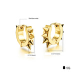 Men's Punk Pointed Willow Nail Earrings – Gifts for Him — 3