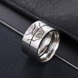 Hot Couple Titanium Steel Ring – Gifts for Couples — 6