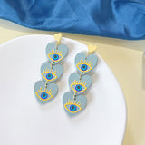 Women's Love Acrylic Spray Earrings – Gifts for Couples — 1