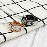 Cross Love Titanium Steel Necklace – Jewelry Gift Ideas — 3