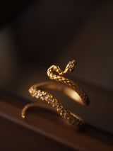 Gold Snake Retro With Opening Adjustable – Small Gift Ideas — 9