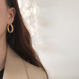 Frosted Matte Gold Matte Solid Oval Vintage – Thoughtful Gifts — 4