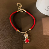 Year Of The Ox Transshipment Red String Bracelet – Jewelry Gift Ideas — 2