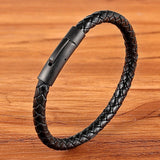 Men for women Bracelets Black Stainless Steel – Jewelry Gift Ideas — 9