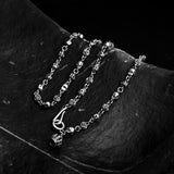 Silver S925 Sterling Silver Skull Necklace – Jewelry Gift Ideas — 2