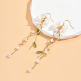 Tulip Long Tassel Earrings New Flower Earrings – Meaningful Gifts — 9
