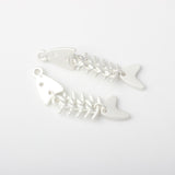 Creative Alloy Fishbone Small Pendant Diy – Jewelry Gift Ideas — 6