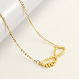 Stainless Steel Mother Necklace 8 Words Retro – Jewelry Gift Ideas — 4