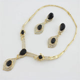 Rhinestone Inlaid Water Drop Shape Vintage – Jewelry Gift Ideas — 4