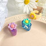 Women's Fashion Niche Personality Resin Ring – Stylish Gifts — 3