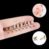 G23 Titanium Plug-in Push Pin Zircon Ear Bone Stud – Surprise Gifts — 1
