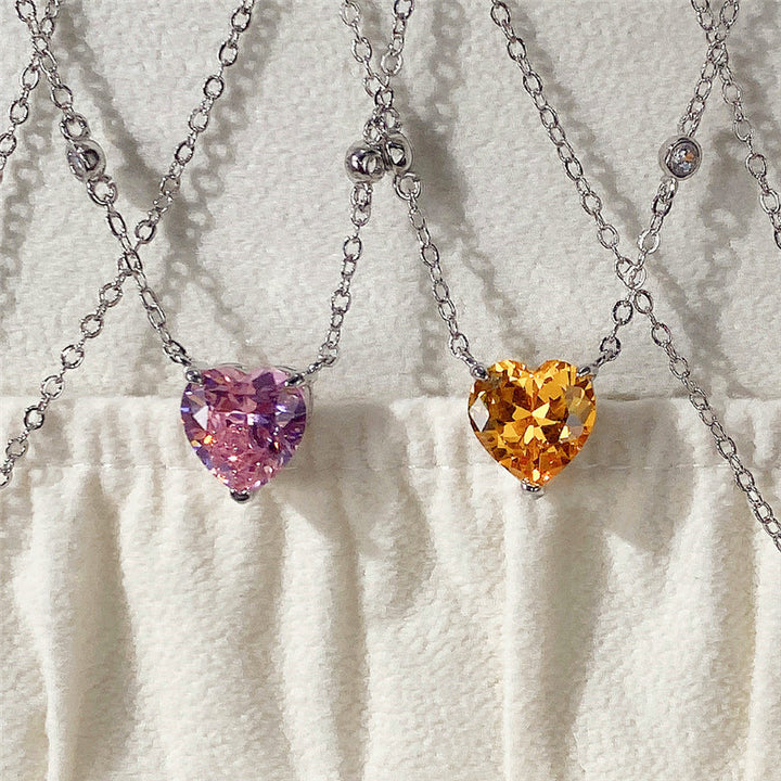 Korean Fashion Microinlaid Zircon Necklace – Jewelry Gift Ideas — 1