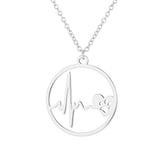 Round Animal Heartbeat Necklace – Jewelry Gift Ideas — 6