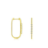 S925 Sterling Silver Square Earrings Women's European – Stylish Gifts — 12