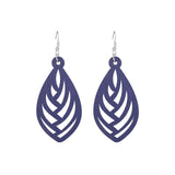 Hollow Geometry Wood Earrings Eardrop Personality – Birthday Gifts — 3